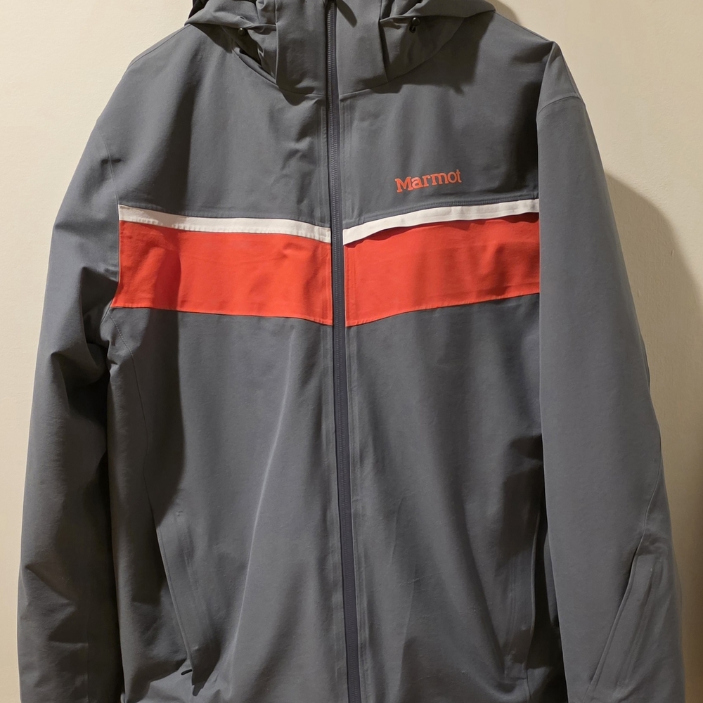 Marmot Men's Performance Jacket in Gray and Red